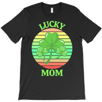 One Lucky Mom T  Shirtone Lucky Mom T  Shirt (1) T-shirt | Artistshot