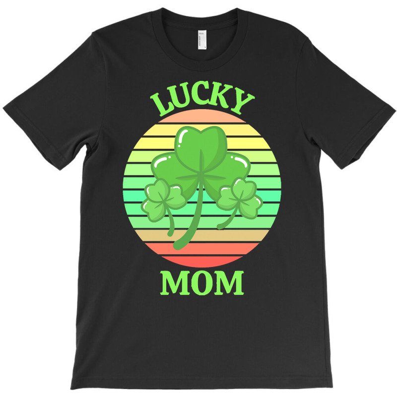 One Lucky Mom T  Shirtone Lucky Mom T  Shirt (1) T-shirt | Artistshot