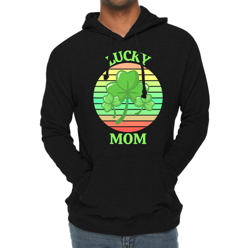 One Lucky Mom T  Shirtone Lucky Mom T  Shirt (1) Lightweight Hoodie | Artistshot