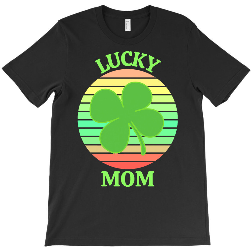 One Lucky Mom T  Shirtone Lucky Mom T  Shirt (2) T-shirt | Artistshot