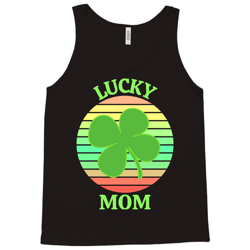 One Lucky Mom T  Shirtone Lucky Mom T  Shirt (2) Tank Top | Artistshot