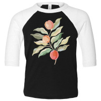 Peach T  Shirt Painterly Peaches T  Shirt Toddler 3/4 Sleeve Tee | Artistshot