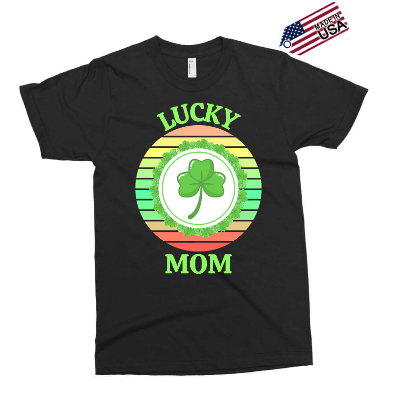 One Lucky Mom T  Shirtone Lucky Mom T  Shirt Exclusive T-shirt | Artistshot