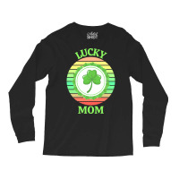 One Lucky Mom T  Shirtone Lucky Mom T  Shirt Long Sleeve Shirts | Artistshot