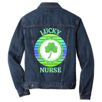 One Lucky Nurse T  Shirtone Lucky Nurse T  Shirt (1) Men Denim Jacket | Artistshot