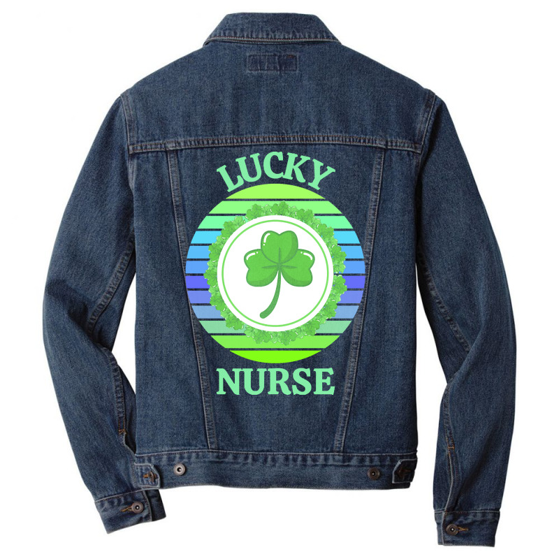 One Lucky Nurse T  Shirtone Lucky Nurse T  Shirt (1) Men Denim Jacket | Artistshot