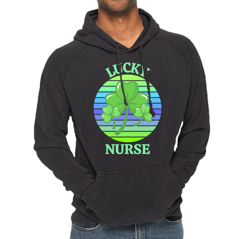 One Lucky Nurse T  Shirtone Lucky Nurse T  Shirt (2) Vintage Hoodie | Artistshot