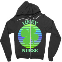 One Lucky Nurse T  Shirtone Lucky Nurse T  Shirt (3) Zipper Hoodie | Artistshot