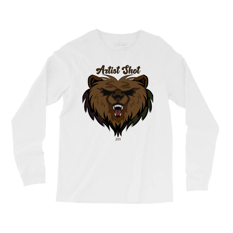 Artist Shot Bear Long Sleeve Shirts | Artistshot