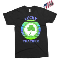 One Lucky Teacher T  Shirtone Lucky Teacher T  Shirt Exclusive T-shirt | Artistshot