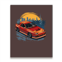 Widebody Rx7 Fc Metal Print Vertical | Artistshot