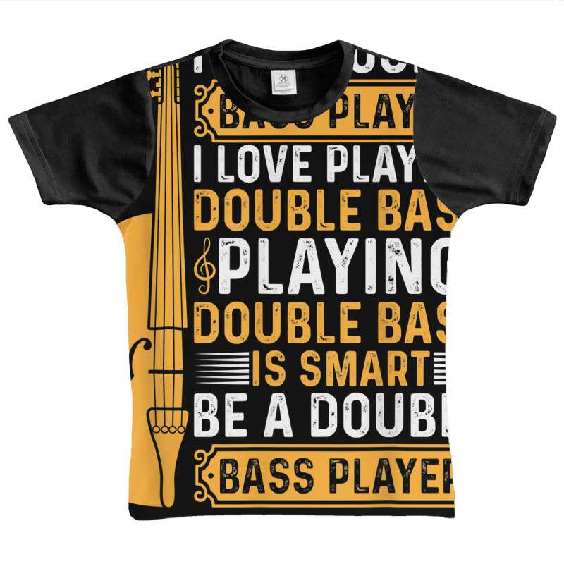 Playing Double Bass Is Smart   Contrabass Double Bass Player T Shirt Graphic Youth T-shirt by casimircorjki0 | Artistshot