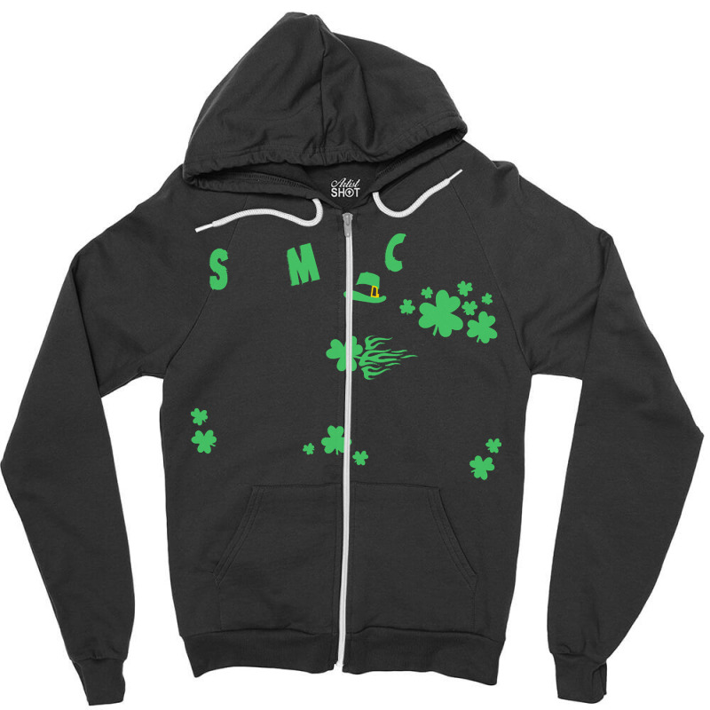 Patricks Day For Monster Truck T  Shirt Kids Saint Patricks Day For Mo Zipper Hoodie | Artistshot