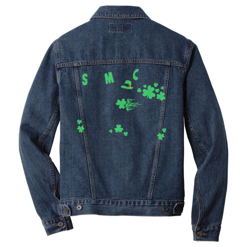 Patricks Day For Monster Truck T  Shirt Kids Saint Patricks Day For Mo Men Denim Jacket | Artistshot