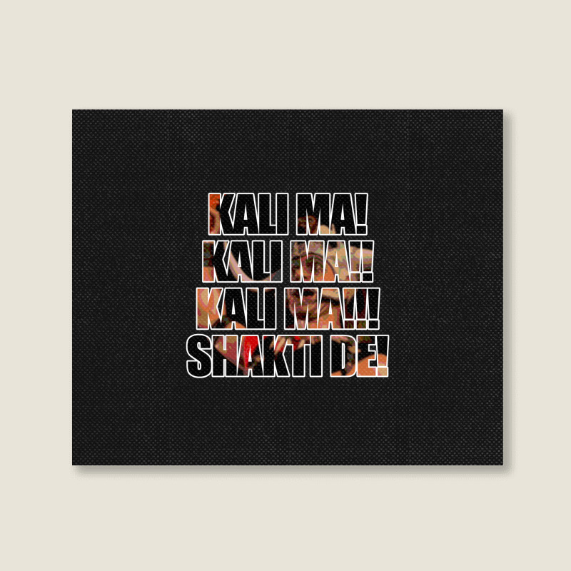 Trending Kali Ma Shakti De! Landscape Canvas Print | Artistshot