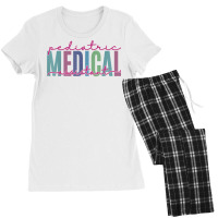 Pediatric Medical Assistant Funny Oncology Cardiology T Shirt Women's Pajamas Set | Artistshot