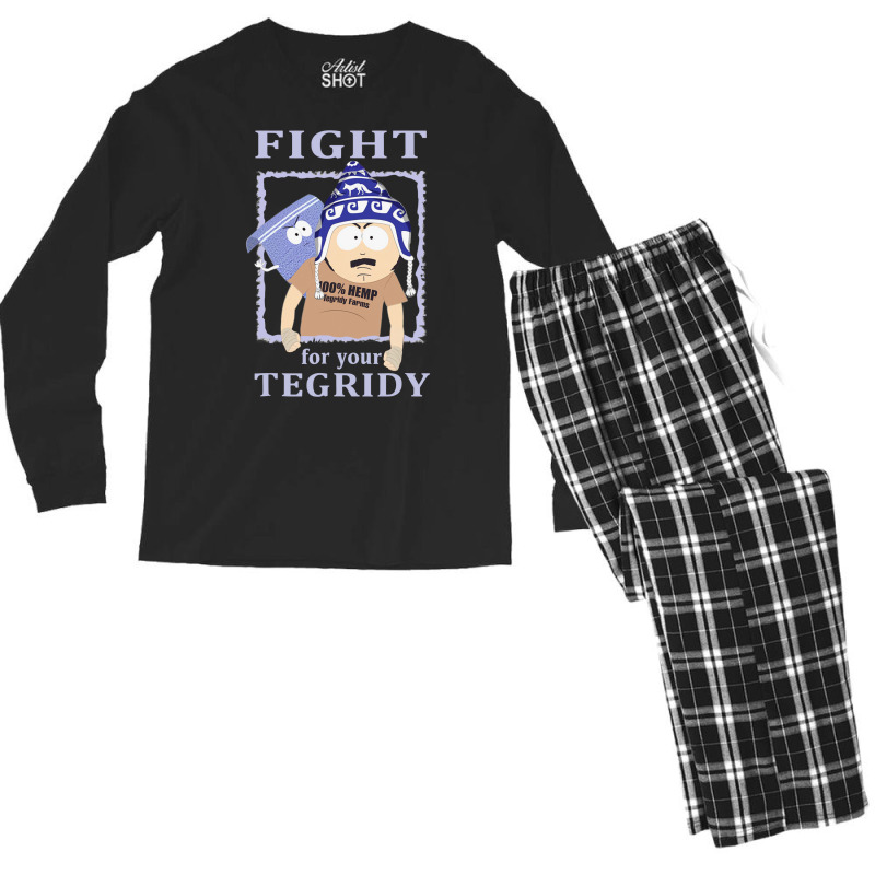 Fight For Your Tegridy South Park Funny 1 Men's Long Sleeve Pajama Set | Artistshot