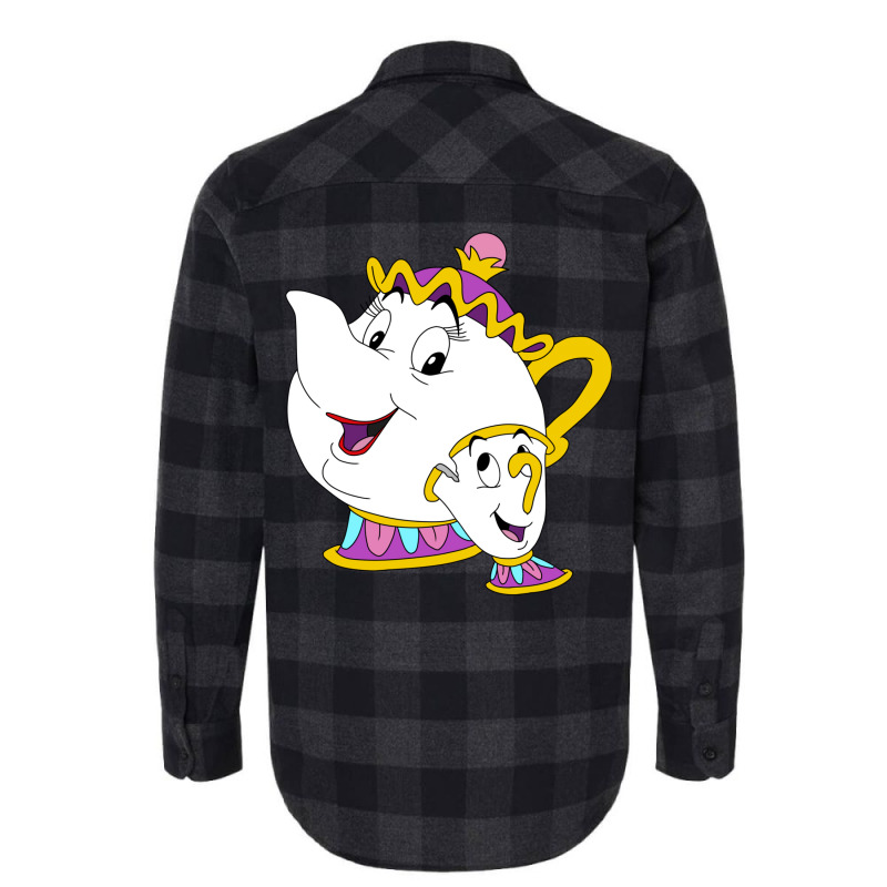 Mrs Potts And Chip Flannel Shirt by beyanglubow | Artistshot