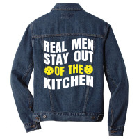 Pickleball Player T  Shirt Real Men Stay Out Of The Kitchen Pickleball Men Denim Jacket | Artistshot