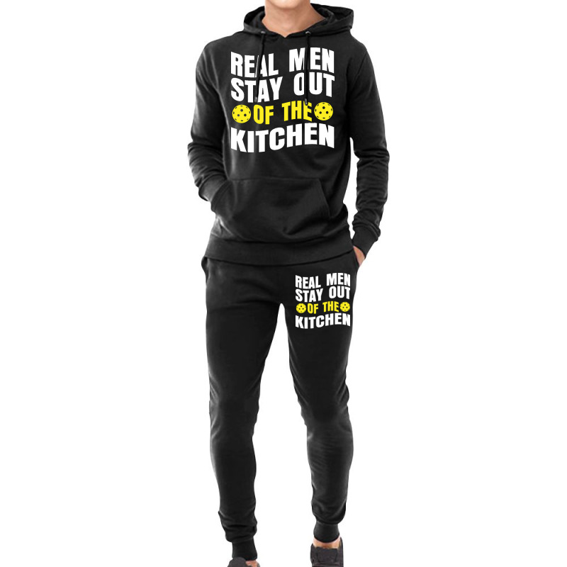 Pickleball Player T  Shirt Real Men Stay Out Of The Kitchen Pickleball Hoodie & Jogger Set | Artistshot