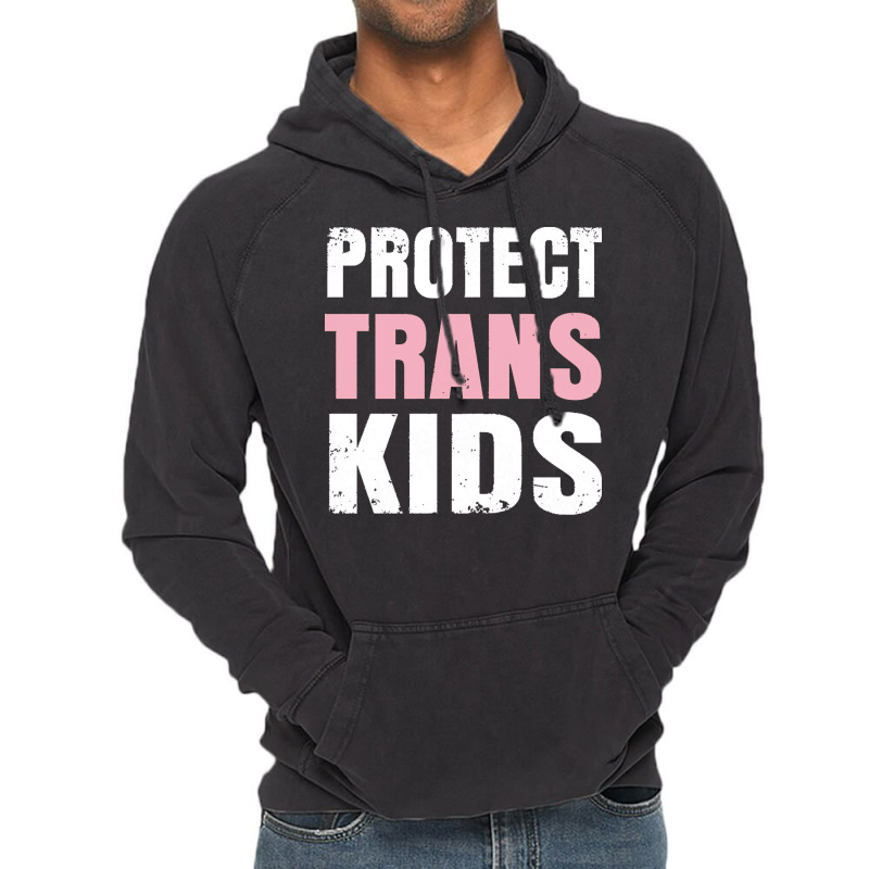 Protect Trans Kids T  Shirt Protect Trans Students L G B T Q Gay Trans Vintage Hoodie | Artistshot