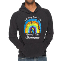 Rainbow Down Syndrome Funny For Kid T  Shirt Just Busy Rockin' My Awes Vintage Hoodie | Artistshot