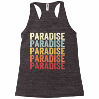 Paradise Pennsylvania Paradise Pa Retro Vintage Text T Shirt Racerback Tank | Artistshot