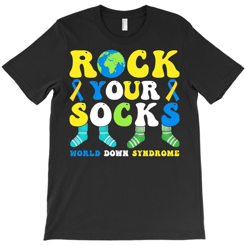 Rock Your Socks World Down Syndrome Day T  Shirt Rock Your Socks World T-shirt | Artistshot