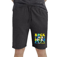 Rock Your Socks World Down Syndrome Day T  Shirt Rock Your Socks World Vintage Short | Artistshot