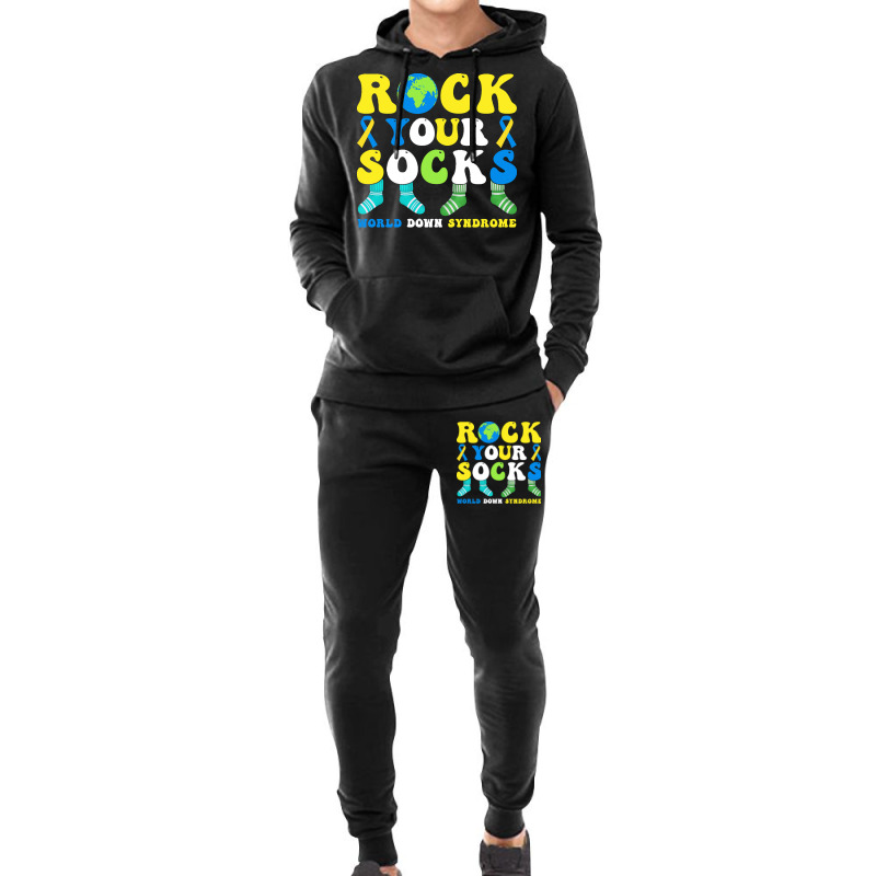 Rock Your Socks World Down Syndrome Day T  Shirt Rock Your Socks World Hoodie & Jogger Set | Artistshot