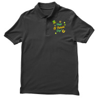 Saint Patricks Day T  Shirt Cute Leprechaun Shamrock Lucky Charm Happy Men's Polo Shirt | Artistshot