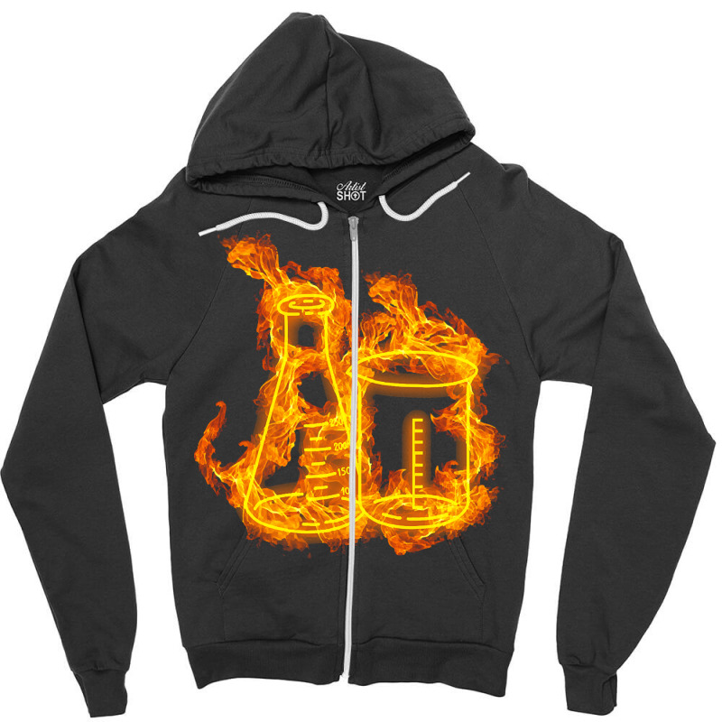 Scientist T  Shirt Fire Scientist Equipment T  Shirt Zipper Hoodie | Artistshot