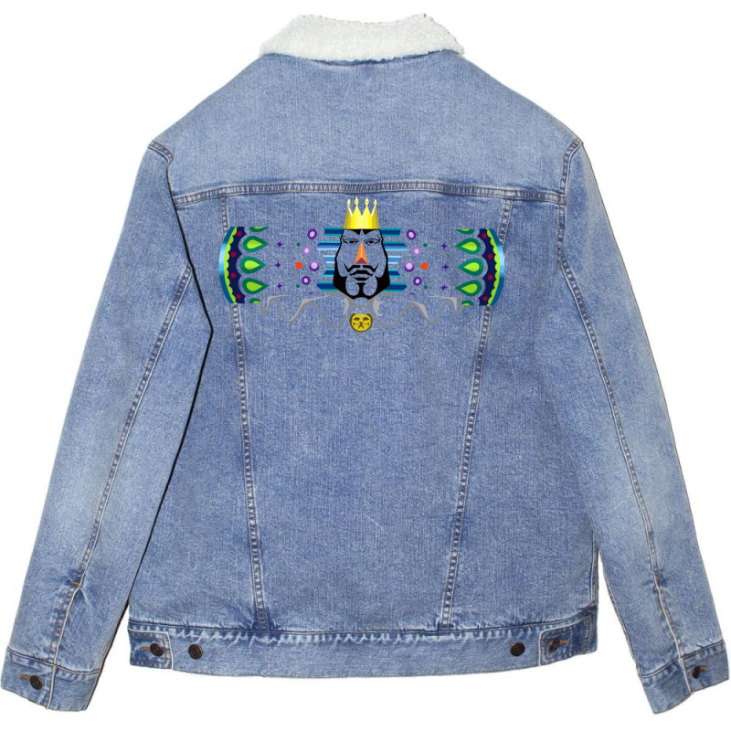 King Of The Cosmos Cut Away Unisex Sherpa-lined Denim Jacket | Artistshot