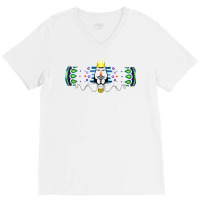 King Of The Cosmos Cut Away V-neck Tee | Artistshot