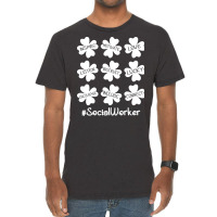 Social Worker St Patricks Day T  Shirt Shamrock Inspire Love Lucky Soc Vintage T-shirt | Artistshot