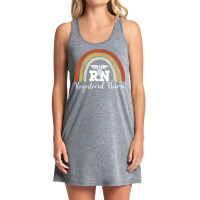 Registered Nurse Life Emergency Room Nursing Rainbow Rn T Shirt Tank Dress | Artistshot