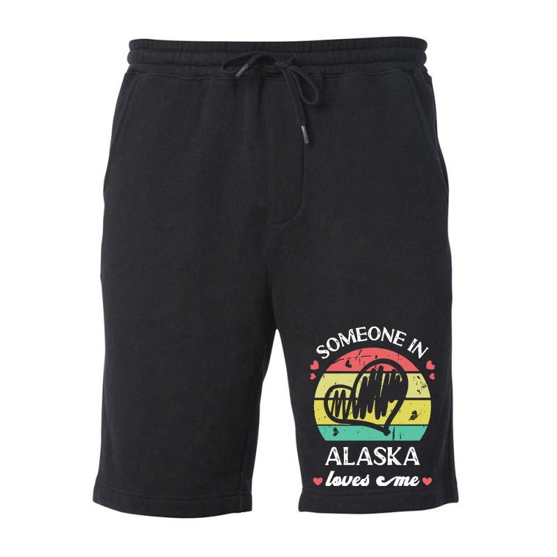 Someone In Alaska Loves Me T  Shirt Someone In Alaska Loves Me Funny F Fleece Short | Artistshot