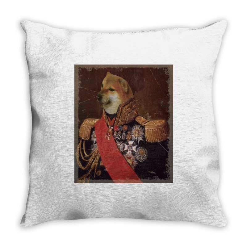 King Cheems   Cheems Doge Meme Pullover Hoodie Throw Pillow by wiltoban | Artistshot