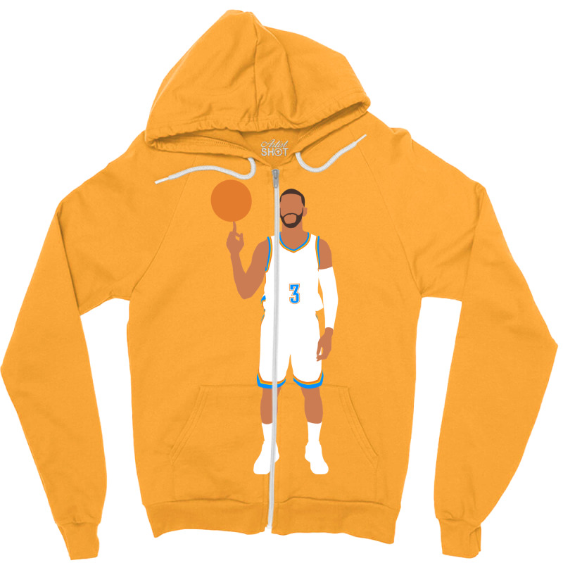 Chris Paul Thunder Zipper Hoodie | Artistshot