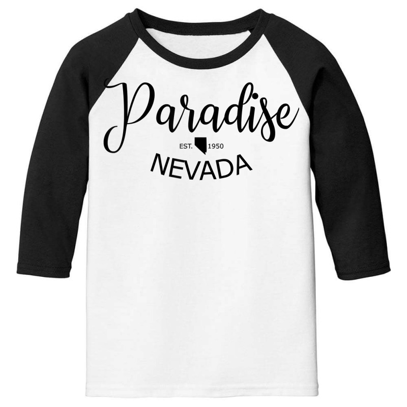 Paradise Nevada Classic Shirt Paradise Nv Us City T Shirt Youth 3/4 Sleeve by hoasantiaz | Artistshot