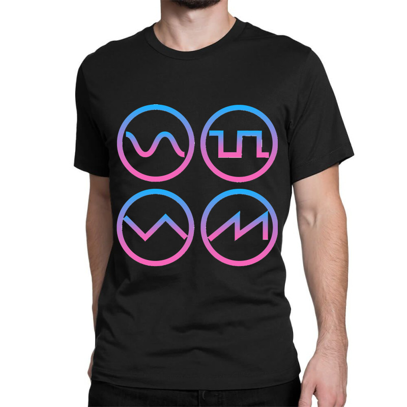 Synth Waveform Synthesizer Classic Classic T-shirt | Artistshot