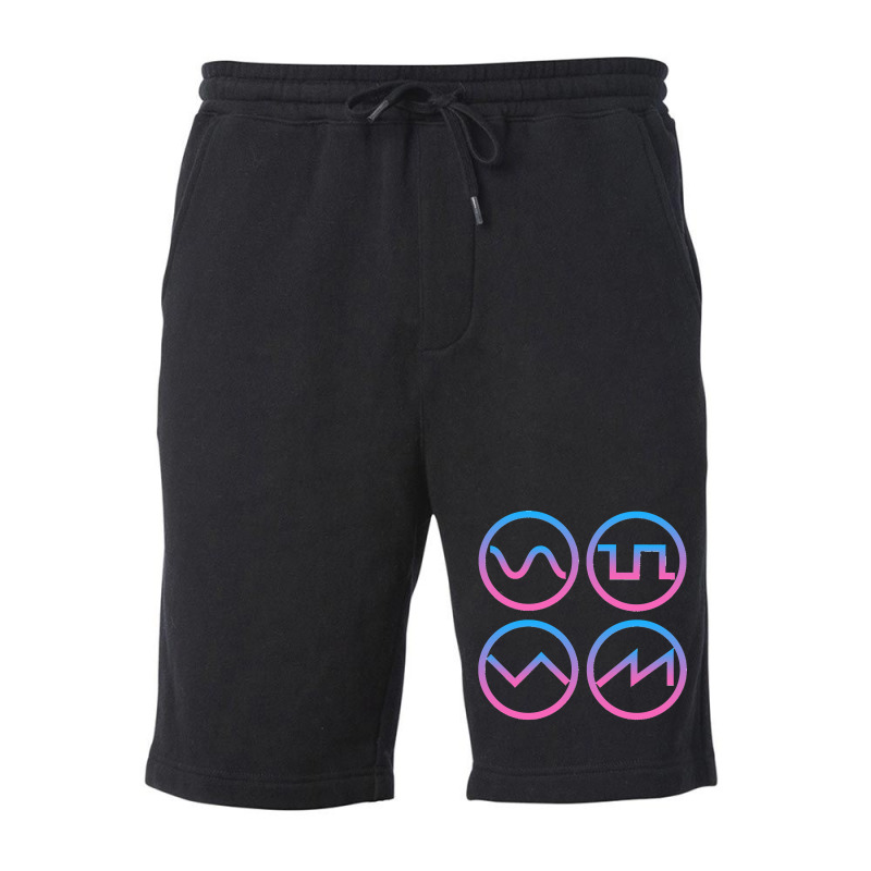 Synth Waveform Synthesizer Classic Fleece Short | Artistshot