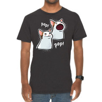 Popping Cat Meme  Pop Cat  Popcat Vintage T-shirt | Artistshot