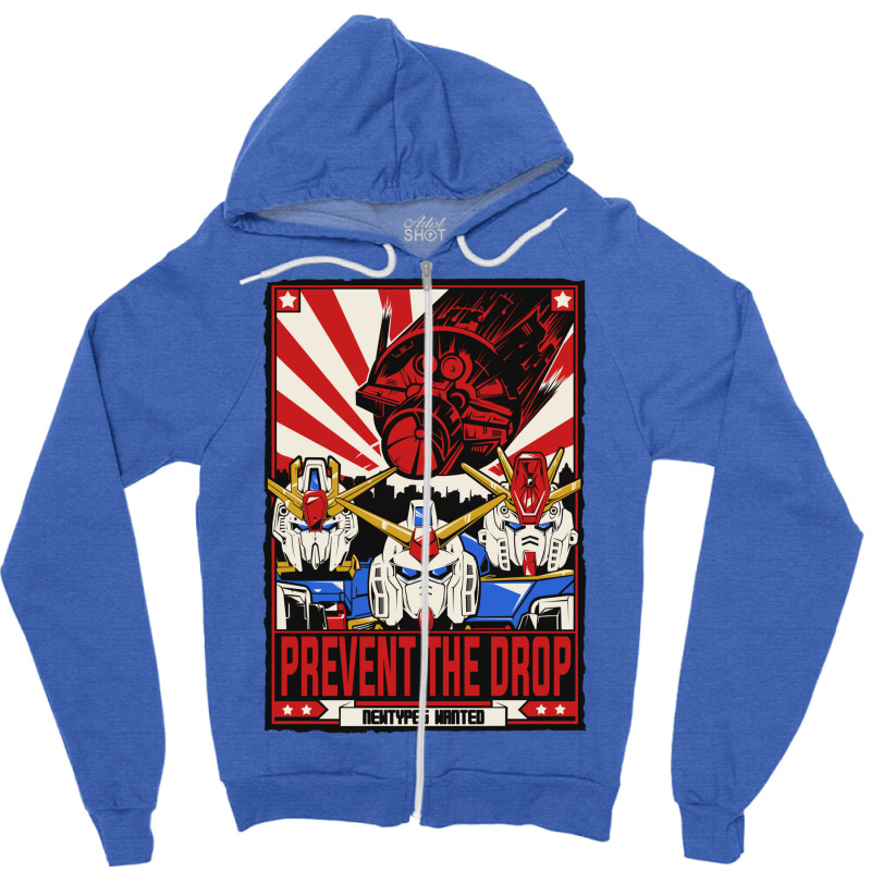 Prevent The Drop Zipper Hoodie | Artistshot