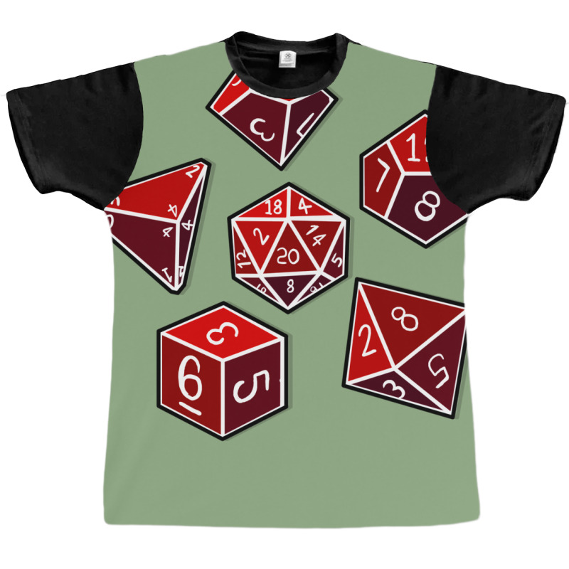 Dice Of Power Graphic T-shirt | Artistshot