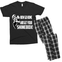 Limited Edition Now Go Home And Get Your Shinebox! Men's T-shirt Pajama Set | Artistshot