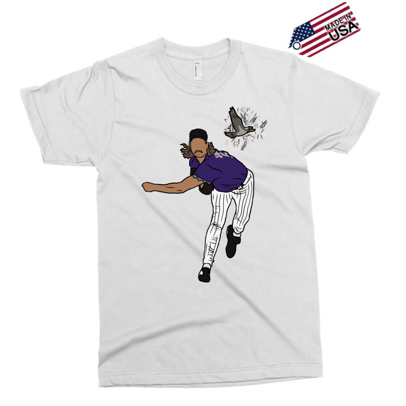 Randy Johnson Hits The Bird Exclusive T-shirt by alhajiyavanic | Artistshot