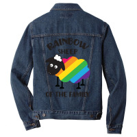 Rainbow Sheep Of The Family Lgbt Pride Men Denim Jacket | Artistshot