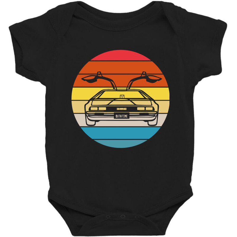 Limited Edition The Delorean Sunset Baby Bodysuit by Ricarda Petrie | Artistshot