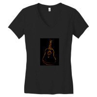 Strings Of Fire Women's V-neck T-shirt | Artistshot